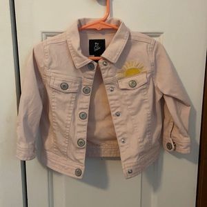 Art Class toddler Pink Sunshine Denim Jacket